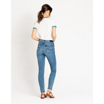SPODNIE DAMSKIE LEE SCARLETT SKINNY HIGH WAIST MID VESTA L626LYQV 112114273