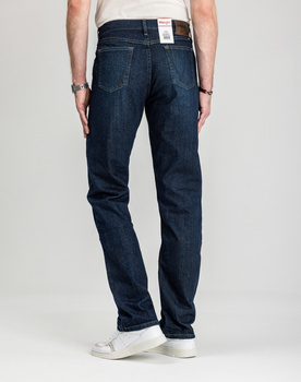 Męskie Spodnie Jeansowe Wrangler Relaxed Fit Blackened Indigo 112352957