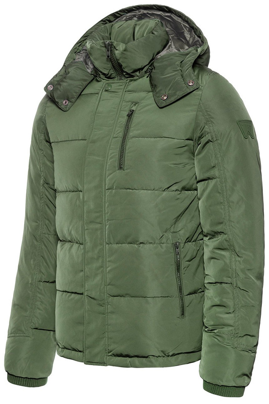 KURTKA ZIMOWA WRANGLER PROTECTOR JACKET DUSTY OLIVE W4727W345 112129019