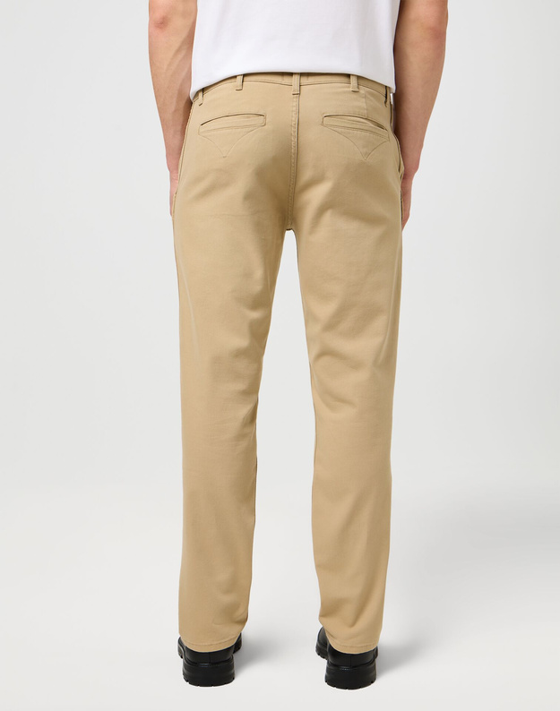 MESKIE SPODNIE WRANGLER REGULAR CHINO CORNSTALK 112371101