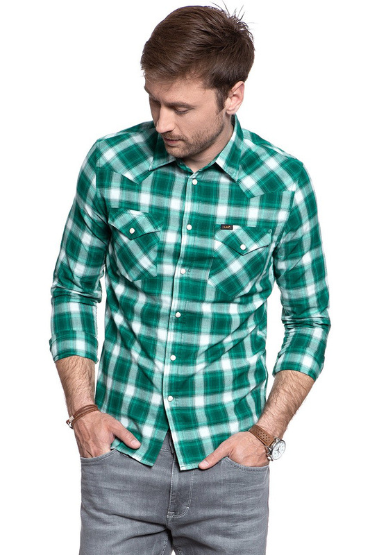 KOSZULA LEE WESTERN SHIRT EVERGREEN L643GIEB 112115349