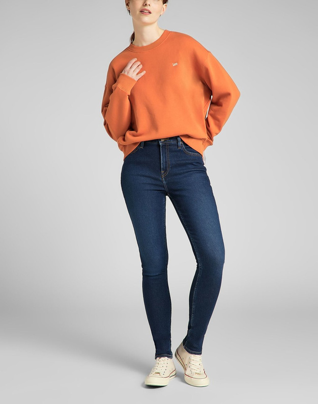 LEE CREW SWS DAMSKA BLUZA KLASYCZNA DESERT ORANGE L53LRYOB 112140241