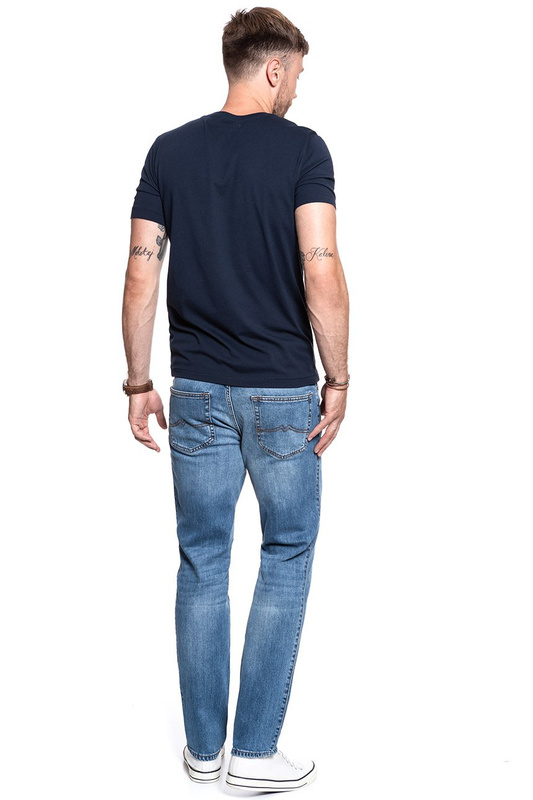 SPODNIE MĘSKIE MUSTANG Utah Tapered DENIM BLUE 1006172 5000 682