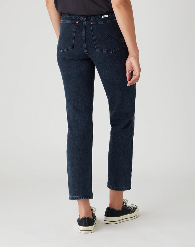 SPODNIE DAMSKIE WRANGLER WILD WEST BLUE BLACK W2H2D531C 112128610