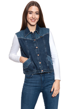 DAMSKA KAMIZELKA WRANGLER WESTERN VEST CANYON NIGHT W428GF929 112128833