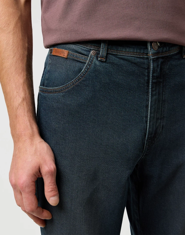 MESKIE SPODNIE WRANGLER TEXAS SLIM OLD RIVER 112371013