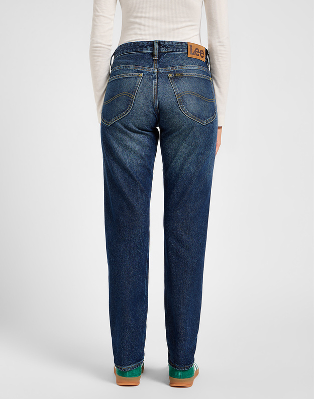 DAMSKIE SPODNIE LEE RIDER JEANS HYPER DARK 112355235