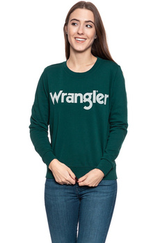 BLUZA WRANGLER LOGO SWEAT PINE W6N2HAG01 112130787