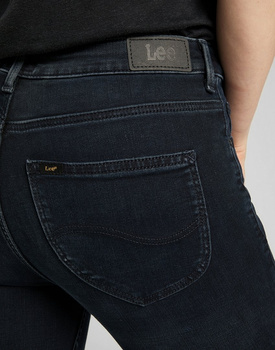 LEE SCARLETT HIGH DAMSKIE SPODNIE JEANSOWE ZIP DARK LEA L31BPHJB 112139830