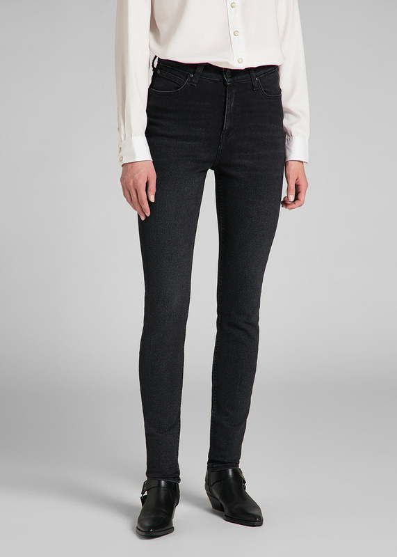LEE IVY DAMSKIE SPODNIE JEANSOWE BLACK WHITLEY L32EPIQR 112139912