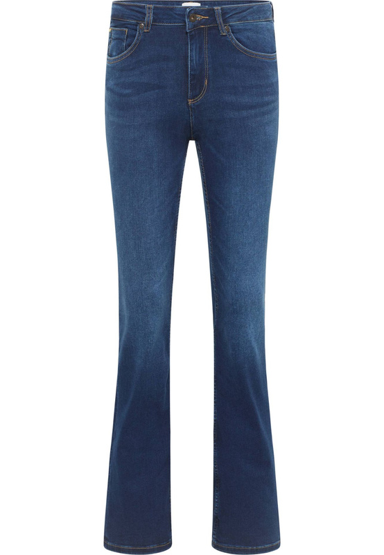 Damskie Spodnie Jeansowe Mustang Style Shelby Slim Boot Denim Blue 1015992 5000 742