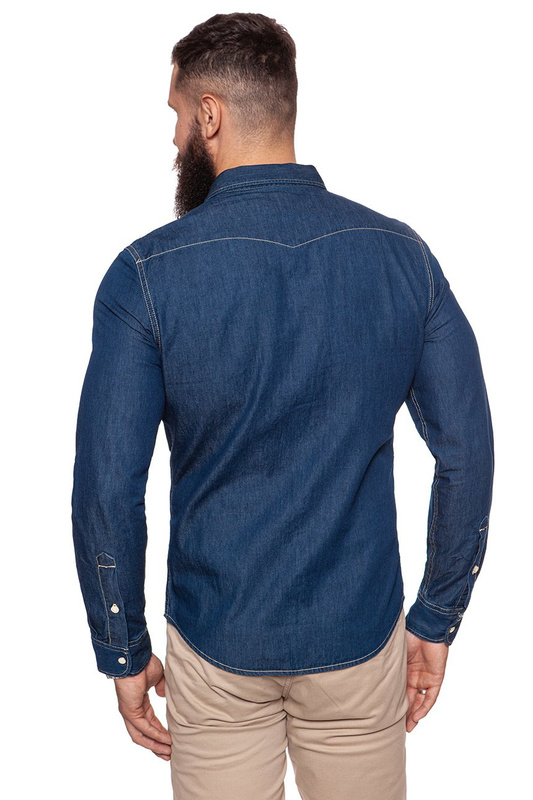 LEE WESTERN SHIRT NAVY L644MH35