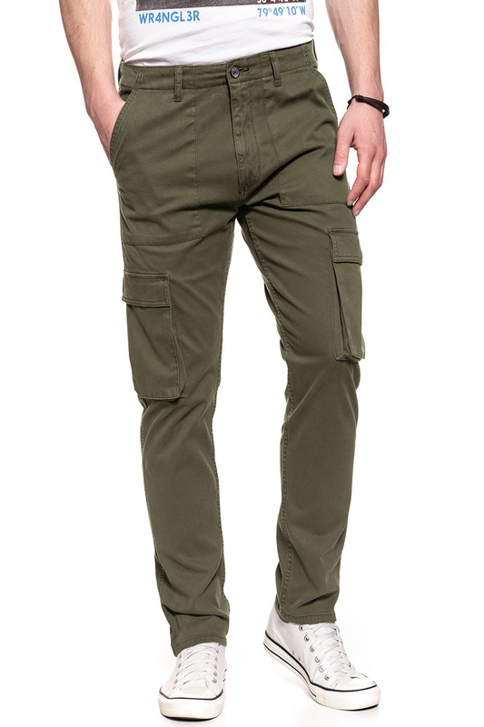 WRANGLER SPODNIE MĘSKIE CARGO IVY GREEN W15EA4XIX 112126802