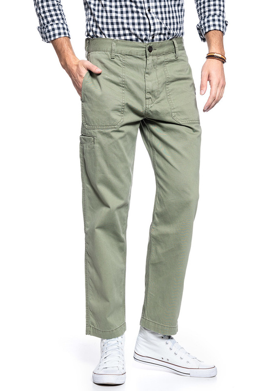 SPODNIE MĘSKIE LEE CARPENTER LICHEN GREEN L70YLD82 112118767