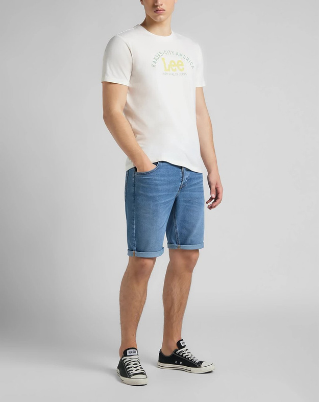 LEE KANSAS CITY TEE MĘSKI T-SHIRT OFF WHITE L61CFQMK 112145286