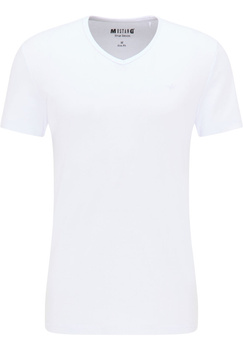 MUSTANG Aaron V Basic MĘSKI T-SHIRT KOSZULKA LOGO general White 1008814 2045