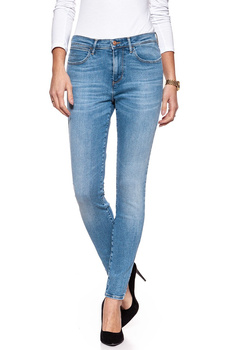 WRANGLER HIGH RISE SKINNY PEKIN SKY W27HFS17S 112128078