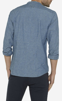 WRANGLER GRANDAD SHIRT MĘSKA KOSZULA ZE STÓJKĄ INDIGO W5945MP8E