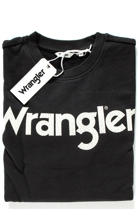WRANGLER LOGO SWEAT FADED BLACK W6072HQV6 112130429