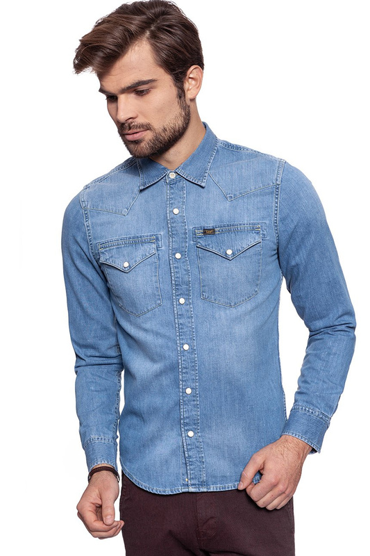 LEE LEE WESTERN SHIRT CONSTANT BLUE L643AFWD