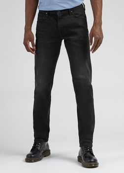 LEE DAREN ZIP FLY MĘSKIE SPODNIE JEANSOWE JEANSY PITCH BLACK L707ADEV 112322220