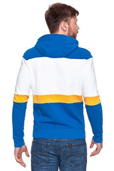 BLUZA WRANGLER MĘSKA B&Y HOODIE WHITE W6557HQ12 112130568