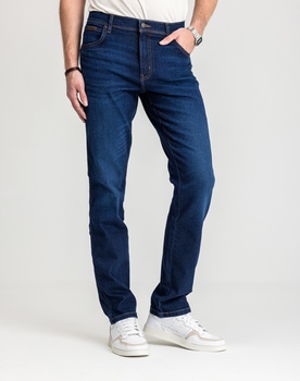 MESKIE SPODNIE WRANGLER TEXAS SLIM NIGHT SHADE 112350865