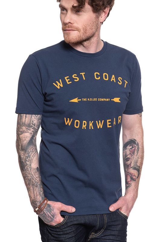 LEE WORKWEAR TEE DARK NAVY L60BFENM 112113257
