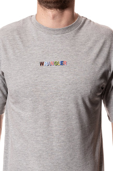 WRANGLER T SHIRT OVERSIZED TEE MID GREY MEL W7C31GF37 112131671