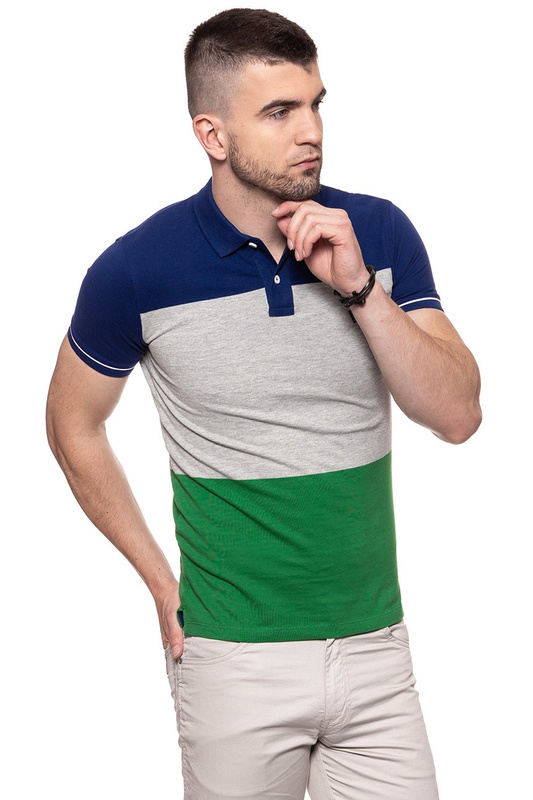 WRANGLER 3 COLOR POLO AMAZON GREEN W7B32K6UX 112131449