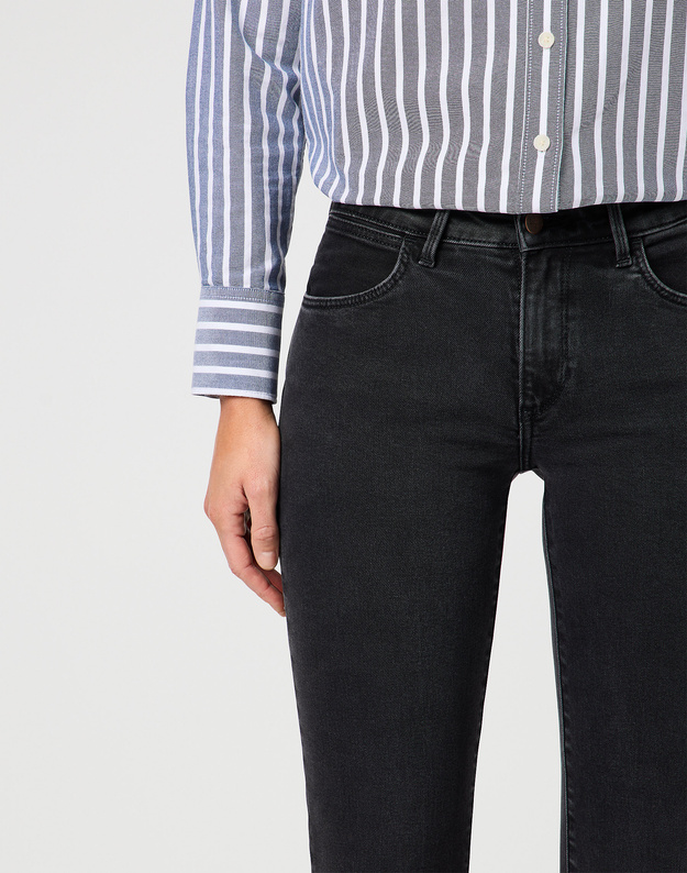 DAMSKIE SPODNIE WRANGLER BOOTCUT SULTRY BLACKOUT 112364507