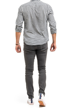 MĘSKIE SPODNIE LEE LUKE DARK GREY L719PCAQ 112331019