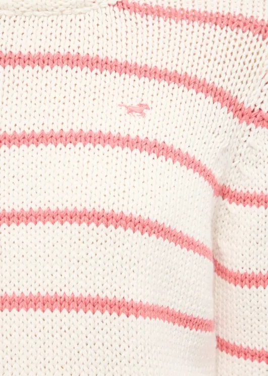 Damski Sweter Mustang Style Silas Pink Stripe French Riviera 1016174 12724
