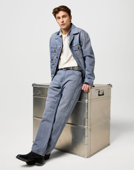 MESKA KOSZULKA WRANGLER VINTAGE TEE BIRCH 112371467