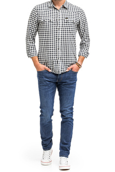 LEE LUKE MĘSKIE SPODNIE JEANSOWE JEANSY DARK WESTWATER L719SJAP 112331018