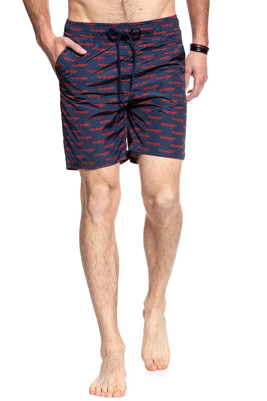 SPODENKI MĘSKIE WRANGLER SWIM SHORT SCARLET RED W4B01V9UU 112129078