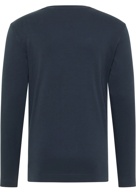 MUSTANG Style Anton B Basic MĘSKA KOSZULKA Z DŁUGIM RĘKAWEM Outer Space 1013533 5330