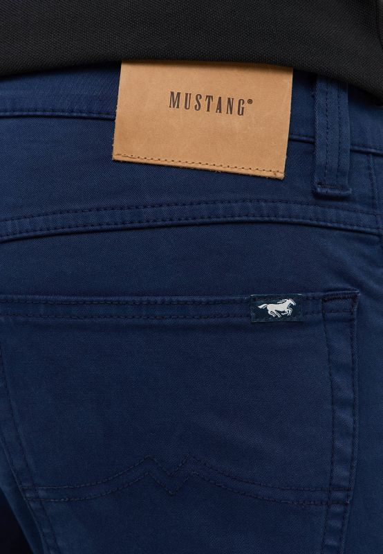 Męskie Spodnie jeansowe Mustang Style Tramper Straight Navy Blazer 1016828 5324