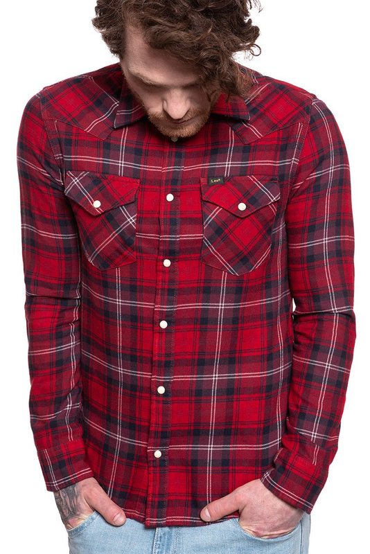 LEE LEE WESTERN SHIRT WARP RED L643OBKG 112115406