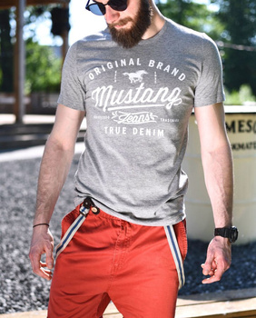 MUSTANG T SHIRT BASIC TEE PRINT 64741664160