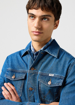 MESKA KURTKA JEANSOWA WRANGLER CLASSIC JACKET STONEWASH 112362737