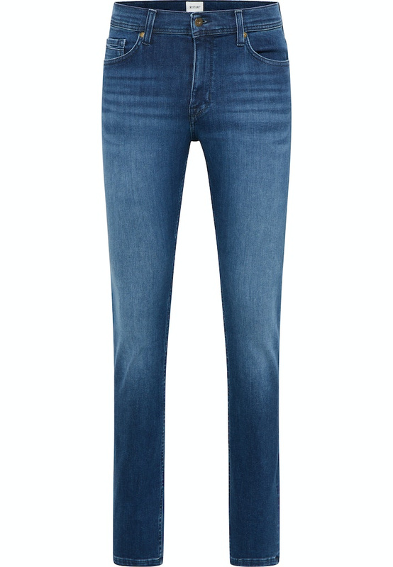 Męskie Spodnie Jeansowe Mustang Style Vegas Slim Denim Blue 1014857 5000 883
