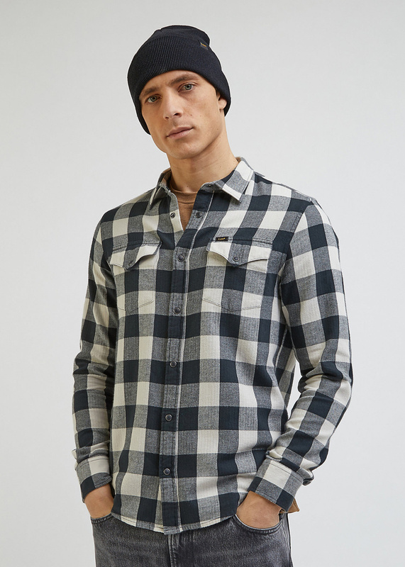 LEE ESSENTIAL BEANIE MĘSKA CZAPKA ZIMOWA CIEPŁA BLACK 112342466 LP77011656
