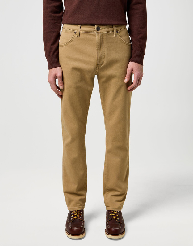 MESKIE SPODNIE  WRANGLER LARSTON TIGERS EYE 112371642