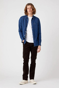 WRANGLER TEXAS SLIM MĘSKIE SPODNIE SZTRUKSOWE SZTRUKS COFFEE BEAN W12SECH31 112320131