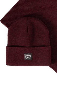 MĘSKA CZAPKA ZIMOWA WRANGLER BASIC BEANIE AUBERGINE W0M03UHU1 112125649