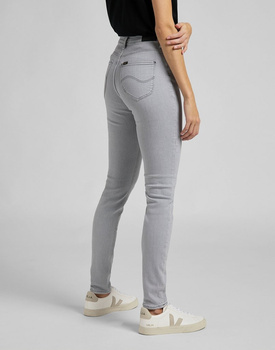 DAMSKIE SPODNIE JEANSOWE LEE Scarlett High LIGHT GREY L626SXCM 112114406