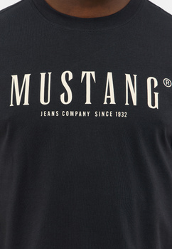 Męski T-Shirt Mustang Style Austin Jet Black 1016853 4188