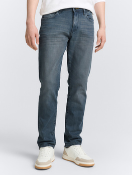 Męskie Spodnie Jeansowe Tom Tailor TTJOSH REGULAR mid stone blue grey denim 1048363 10162