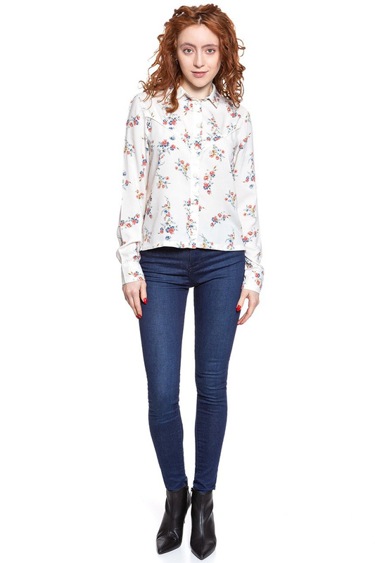 KOSZULA WRANGLER FLOWER SHIRT OFFWHITE W5N6TI737 112130266